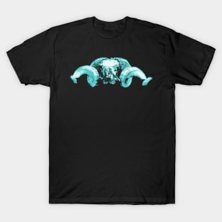 Ram Skull Turquoise T-Shirt